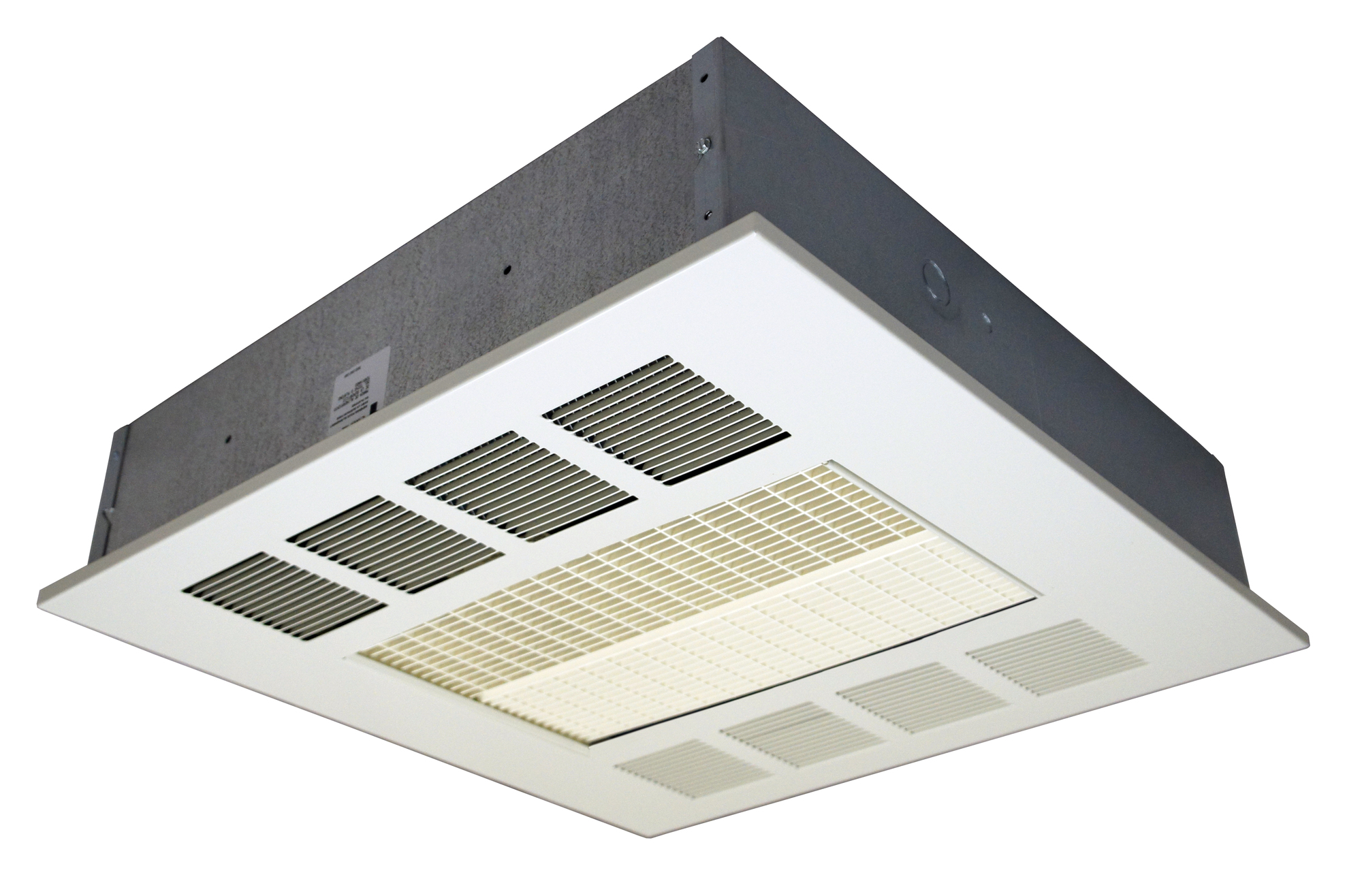 HEATER SECTION 4KW 240V When wall and floor space is minimal, electric ceiling heaters get the job done. Mounted flat or recessed to the ceiling, these heaters are ideal for conference rooms, waiting areas, bathrooms and lobbies.