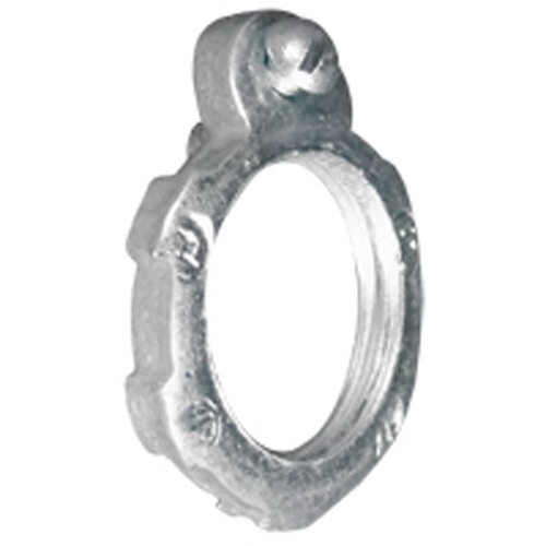 Zinc Die cast grounding locknut for rigid conduit. Trade Size 2".