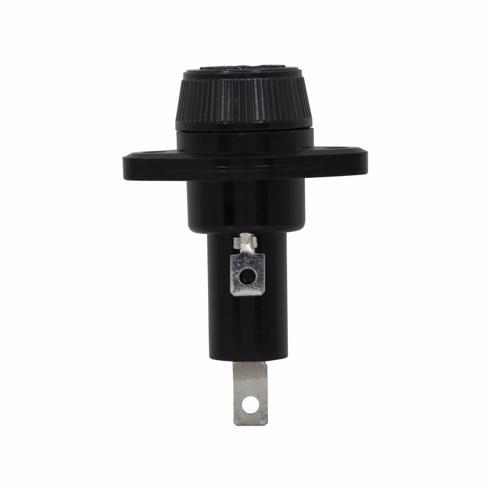 Eaton Bussmann series HPF panel mount fuse holder, Panel mount fuse holders, Branch Circuit Protection, 30 A, 1/2 inch quick connect terminal, Panel, 600 V