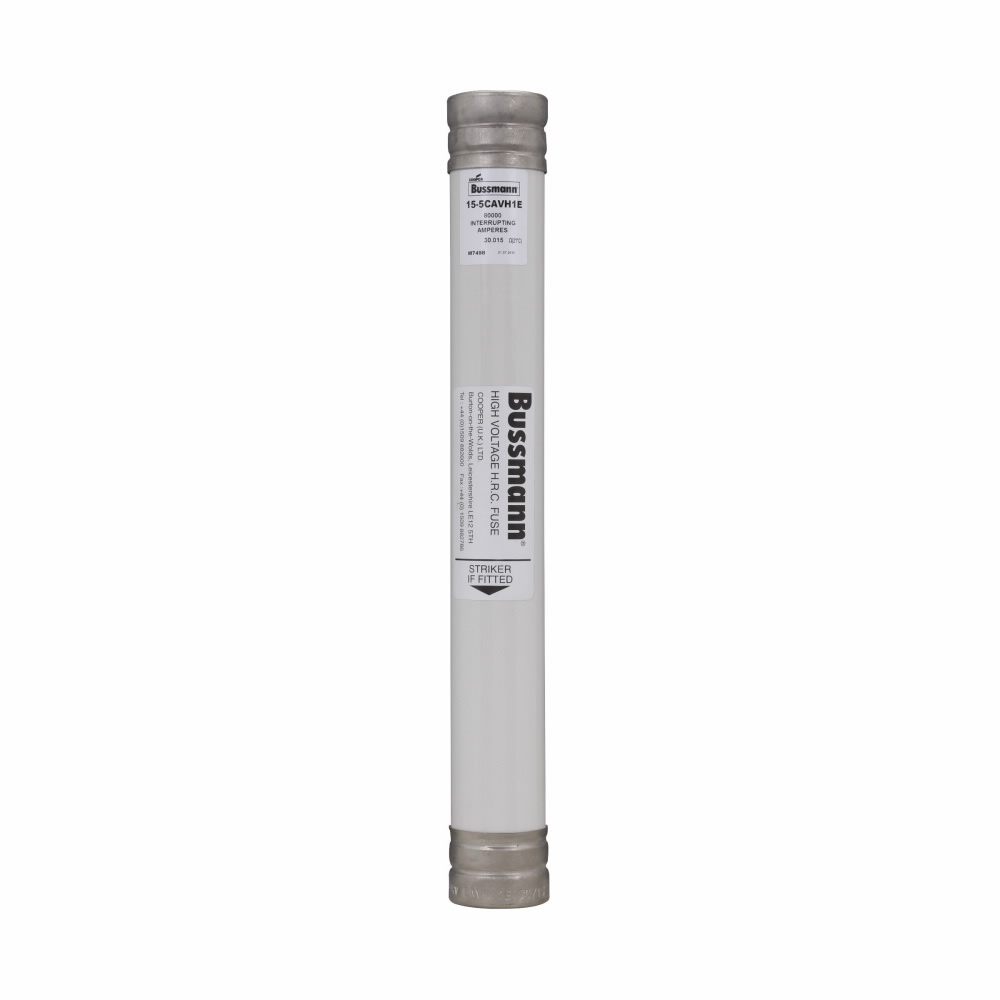 VT fuse-link, medium voltage, 2 A, AC 15.5 kV, 327 x 41.3 mm, back-up, IEC, US, 2E, with striker