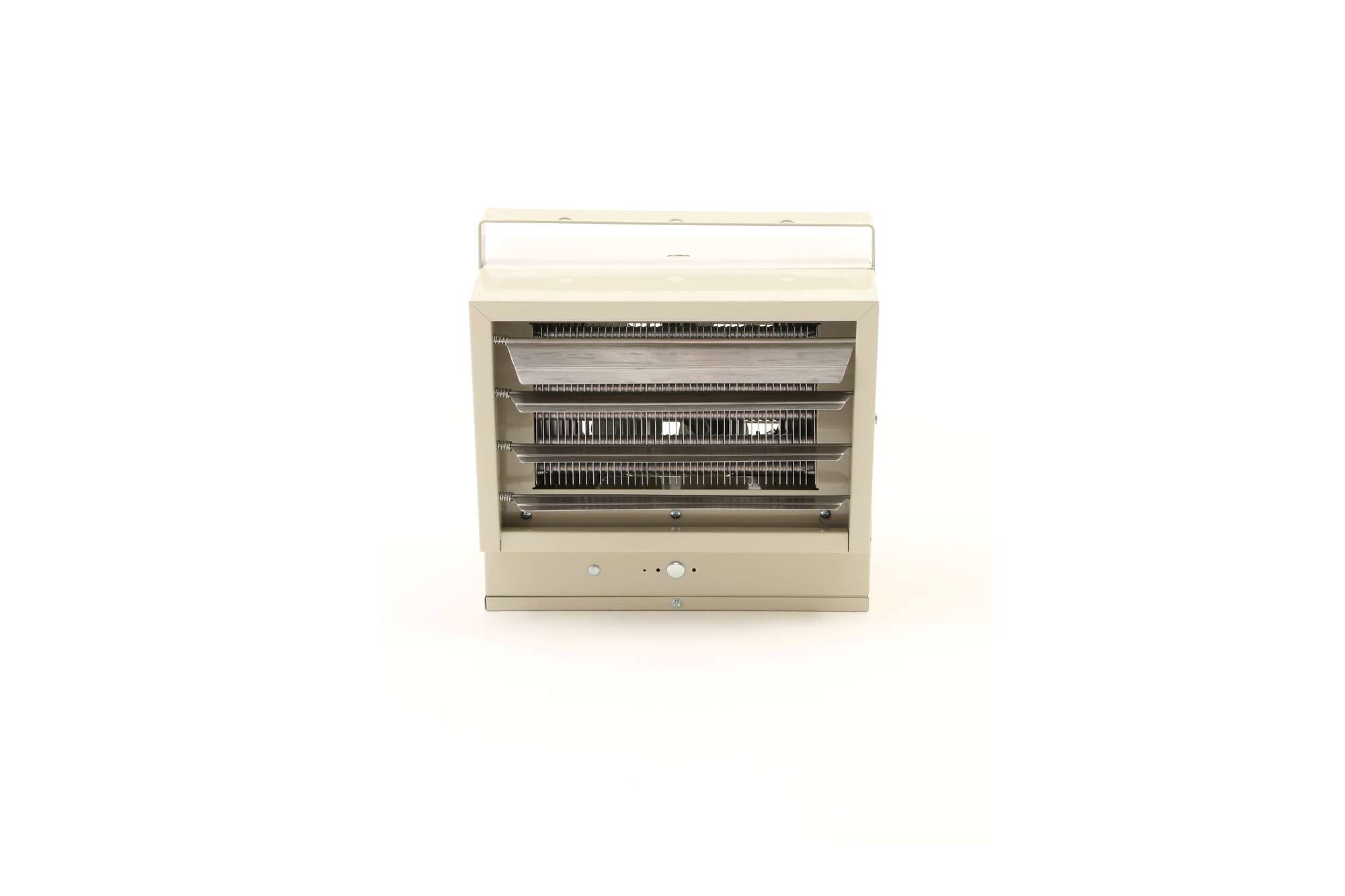 7.5KW 480V IND. LINE 1 This heavy-duty heater provides a longterm comfort solution wherever you need to warm up  garages, workshops, basements, even outdoor spaces. Aim heat anywhere with adjustable louvers and flexible mounting options for both horizontal and vertical applications.