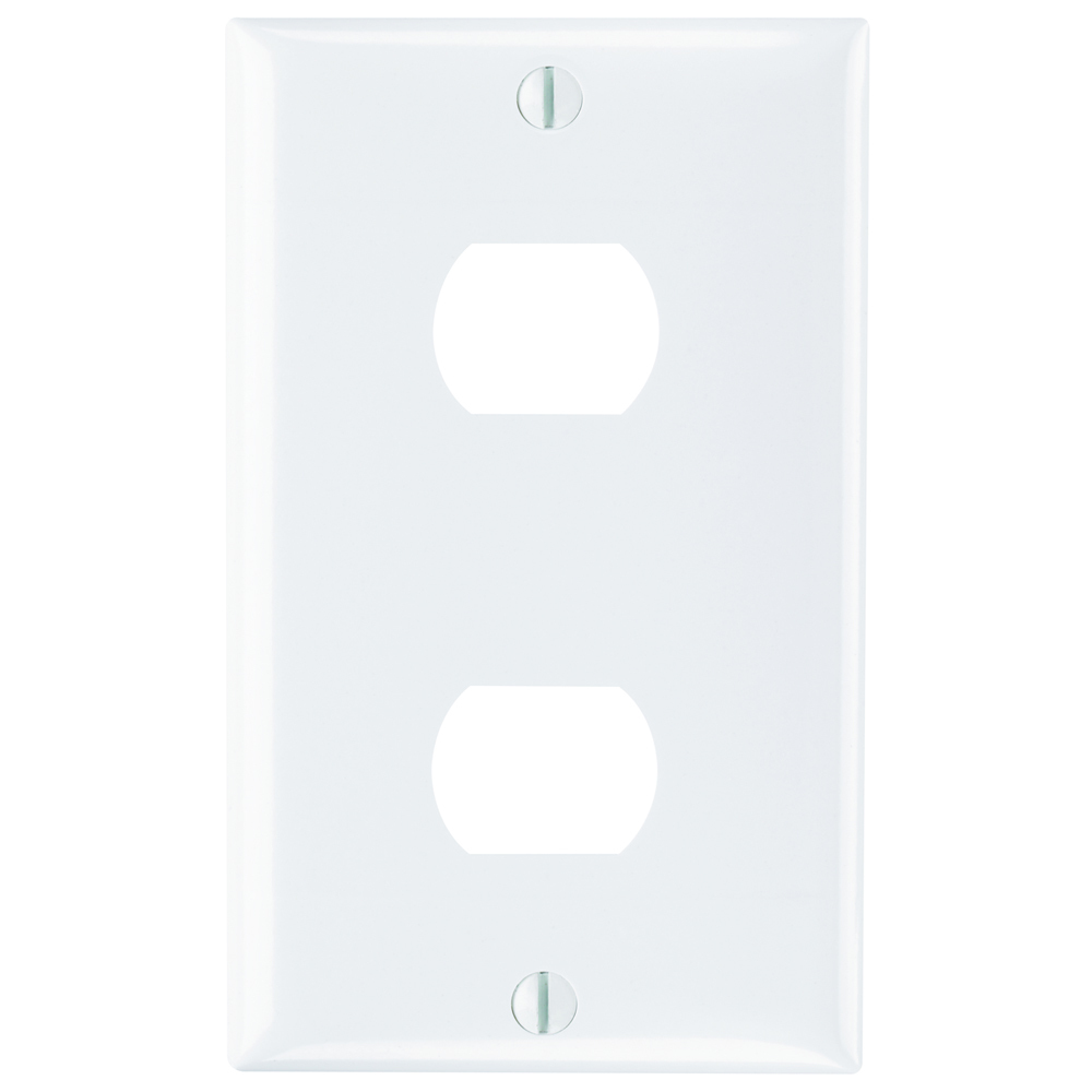 PLATE PLST DES HORZ 2DEV 1G W/LINE W