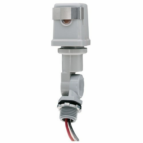 The 208-277 V 50/60 Hz. 3100-4150 Watt "T" Swivel Mounting The K4200 Series Photo Controls feature stern and swivel mounting, with thermal-type controls. Thermal-type photo controls, which are available in single or multi-voltage models, provide dusk-to-dawn lighting control and a delay action, which eliminates loads switching OFF due to car headlights, and lightning. The thermal-type controls feature a cadmium sulfide photocell and a sonic-welded polycarbonate case and lens to seal out moisture. The design utilizes a dual temperature compensating bi-metal and composite resistor for reliable long life operation over ambient temperature extremes.