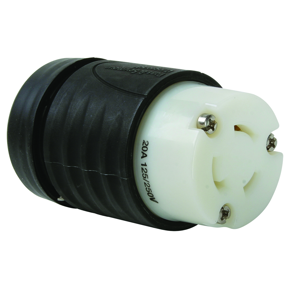 Turnlok Connector 3wire 20amp 125/250v