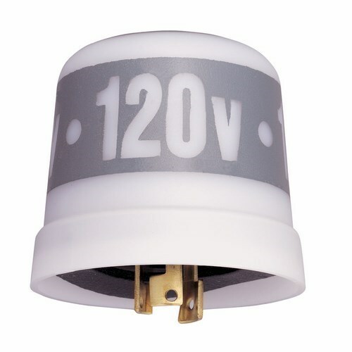 The 120-277V 50/60Hz 1000-2300W "T" LOCK TYP The LC4500 Series Photo Controls feature low cost locking-type mounting, and thermal-type controls for street lighting and other applications requiring a twist and lock type plug connection. Thermal-type photo controls provide dusk-to-dawn lighting control and a delay action, which eliminates loads switching OFF due to car headlights and lightning. The thermal-type controls feature a cadmium sulfide photocell and polypropylene case to seal out moisture. The design utilizes a dual temperature compensating bimetal and composite resistor for reliable long life operation over ambient temperature extremes.