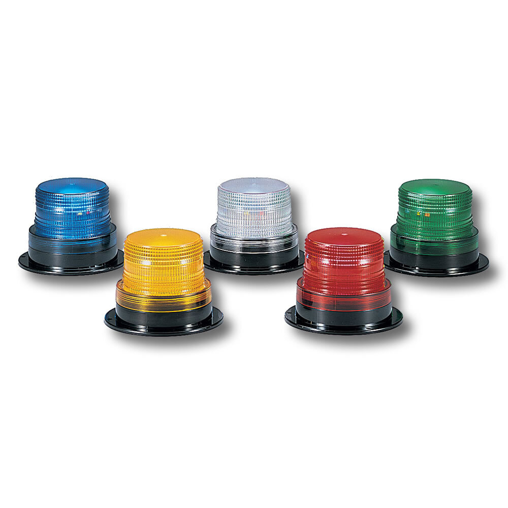 StreamLine Low Profile Mini Strobe, 120VAC, Amber - Available in 12-48VDC and 120VAC. Screw-on lens available in five colors: Amber, Blue, Clear, Green and Red. Surface mount. Conformal coated PCB. Type 4X enclosure. CSA Certified. UL and cUL Listed.