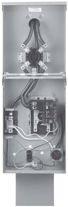 M255GP6 200 Amp, Post, Metered