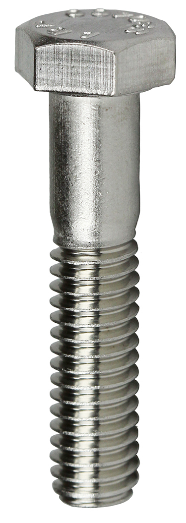 Cap Screw, 18-8 Stainless Steel material, Hex head type, 1 in. length, 3/8 x 1 in. Size, 3/8-16 in. thread size, 9/16 in. head width