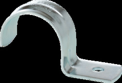 Jiffy Clip, Medium Duty, One Hole strap, Fits 1-1/2" EMT Conduit, Zinc Plated