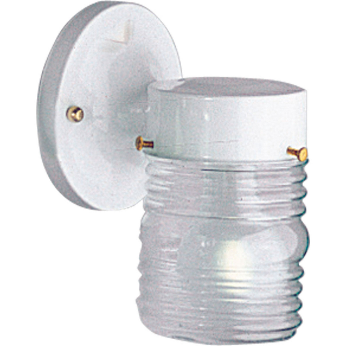 1-75W MED WALL LANTERN White