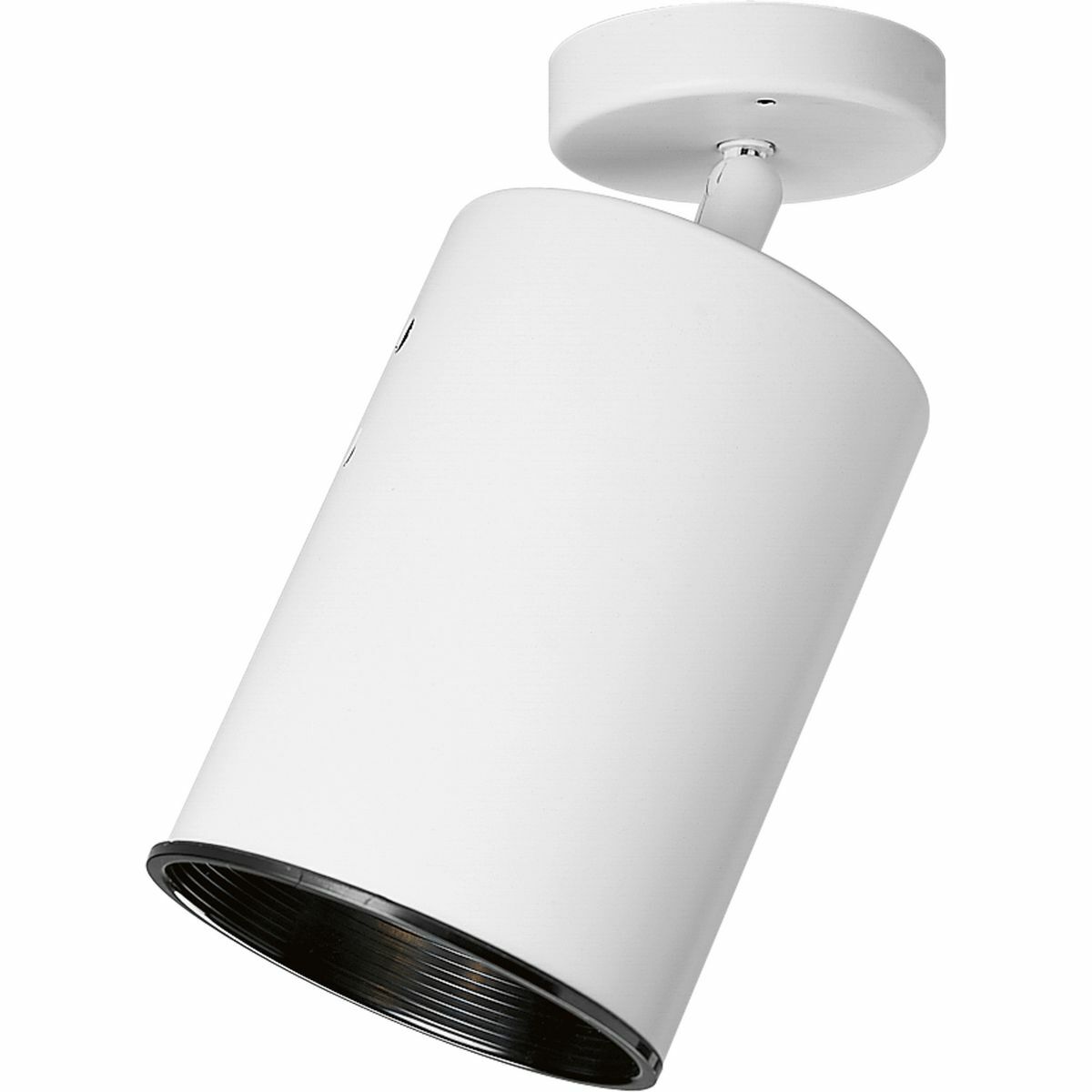 Directional heat lamp in White finish.