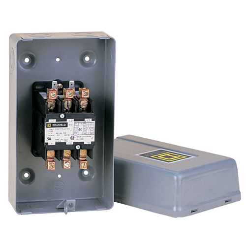 Commercial Roof and Gutter De-Icing Controls, Magnetic Power Contactor, 50 Amps, 120 Vac, CTN QTY 1, CTN WT 4.4
