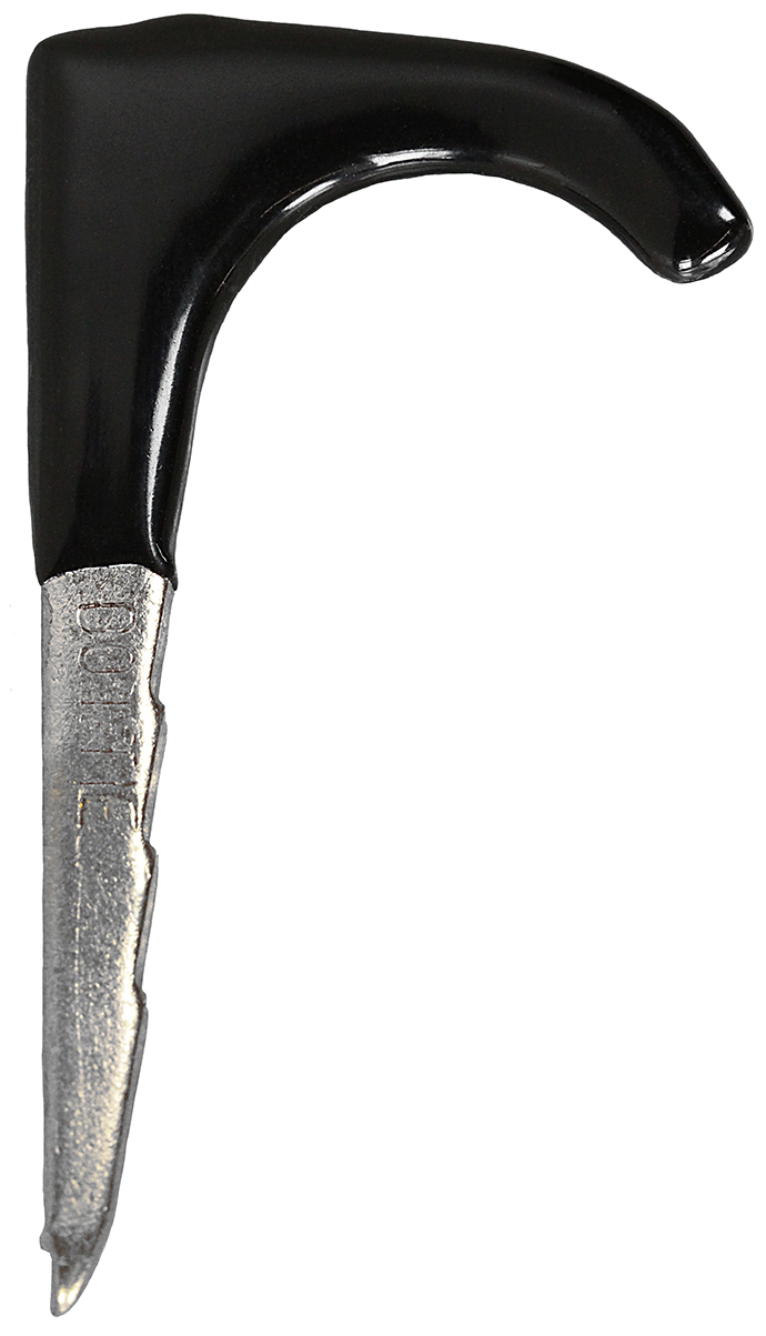 Nail Strap, Steel material, Zinc Plated Finish, Stud mounting, 12 GA thickness, 1 in. strap size