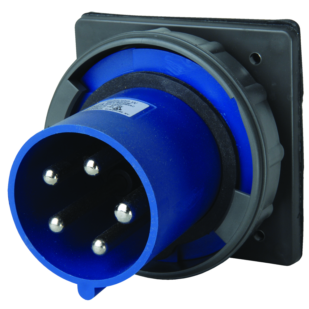 Four pole, Five wire, Pin and Sleeve Inlet. 60 amp, 3Y, 120/208 volt.