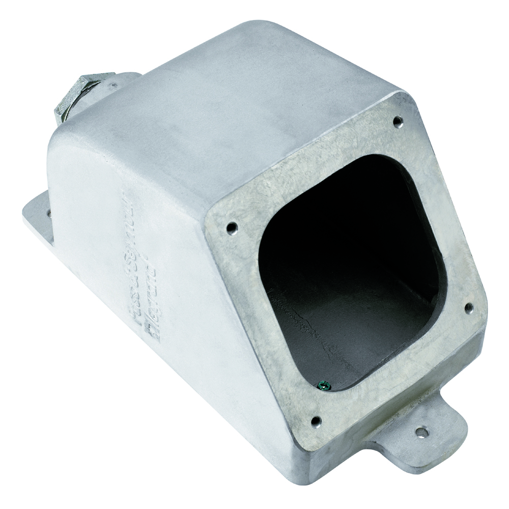 Metallic Back Box with 1 1/2 Hub Cast for New Style, 100 amp.
