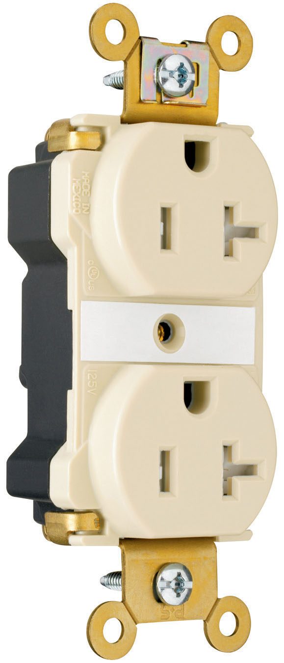 TAMPER RESISTANT EHD 20A/125V BK