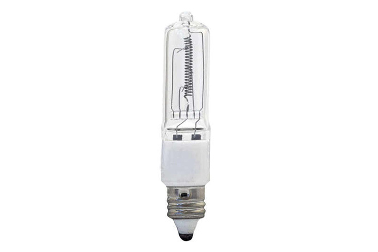 GE, 130, 5000 LM, 2950 KV, 3.156 IN, Miniature Candelabra Screw (E11) Base, 250 WTT, 2000 HR Average Life