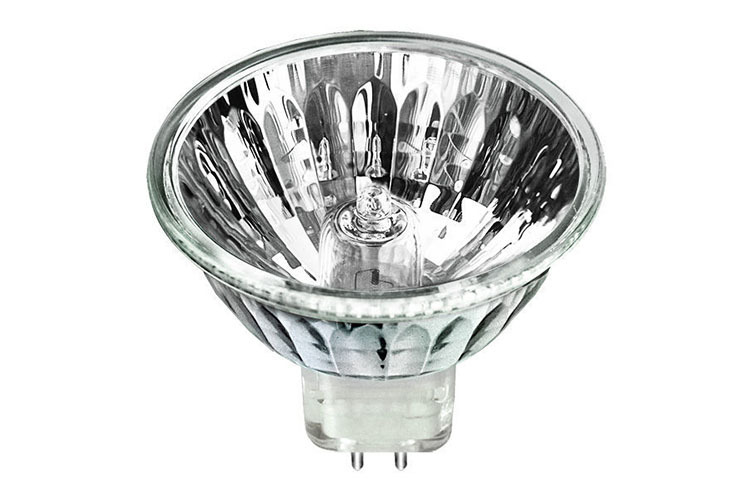GE, 25482, 50 WTT, 12 V, 890 LM, 2900 KV, 2 IN Diameter, 1.875 IN Length, 2-Pin (GX5.3) Base, 2000 HR Average Life