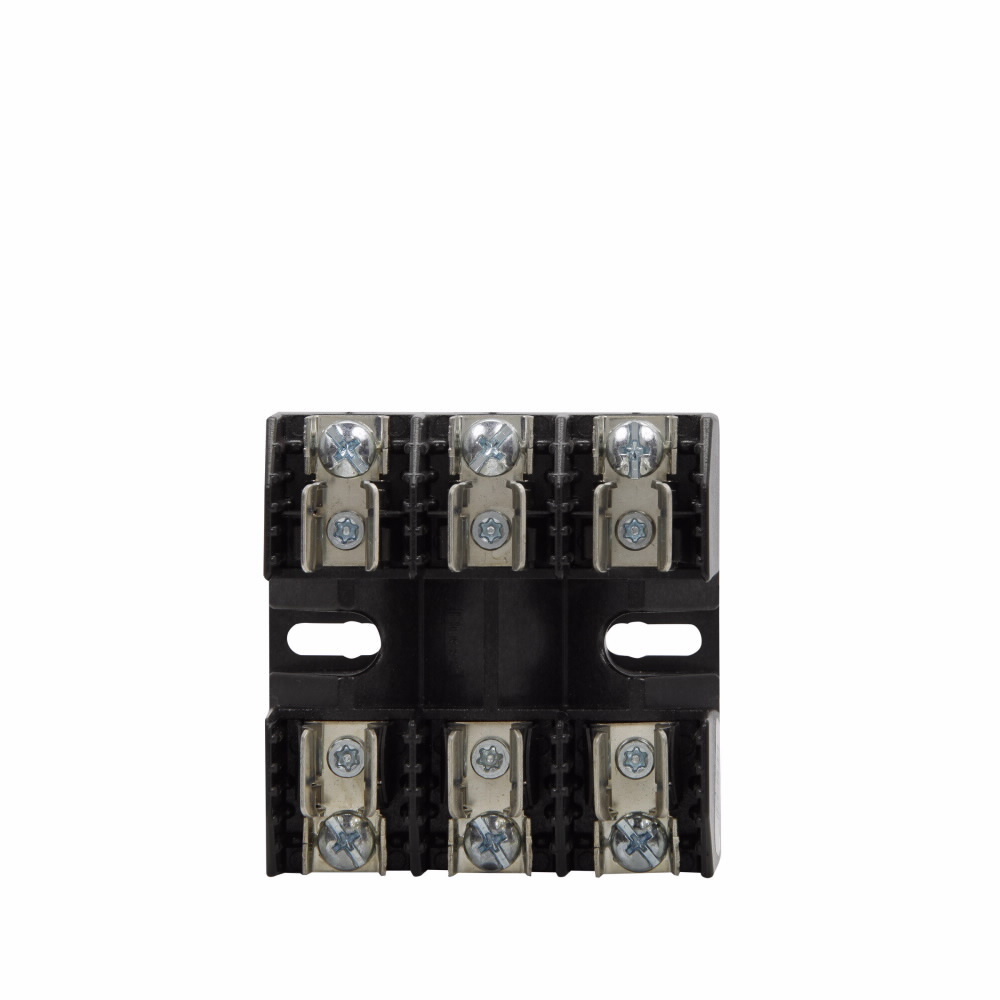 Eaton Bussmann series fuse block, 0.10-30A, 250V, Class R, Thermoplastic material, Screw connection, 200 kAIC interrupt rating, #10-18 AWG (copper) wire size, R250 series