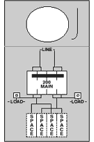 R281C1034 200 Amp, Surface, Metered, 9x30 Lever Bypass