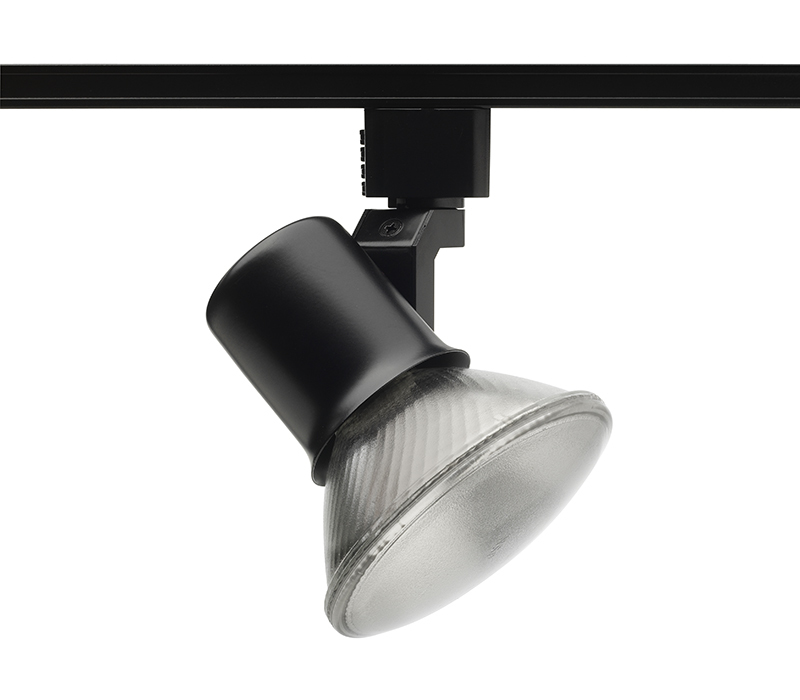 Simplicity and flexibility in a tight-to-the-trac design begin the list of key features of the Juno Trac-Lites R541 Universal Spotlight. Use PAR20 lamps for the smallest footprint or PAR30 lamps if more light is desired.