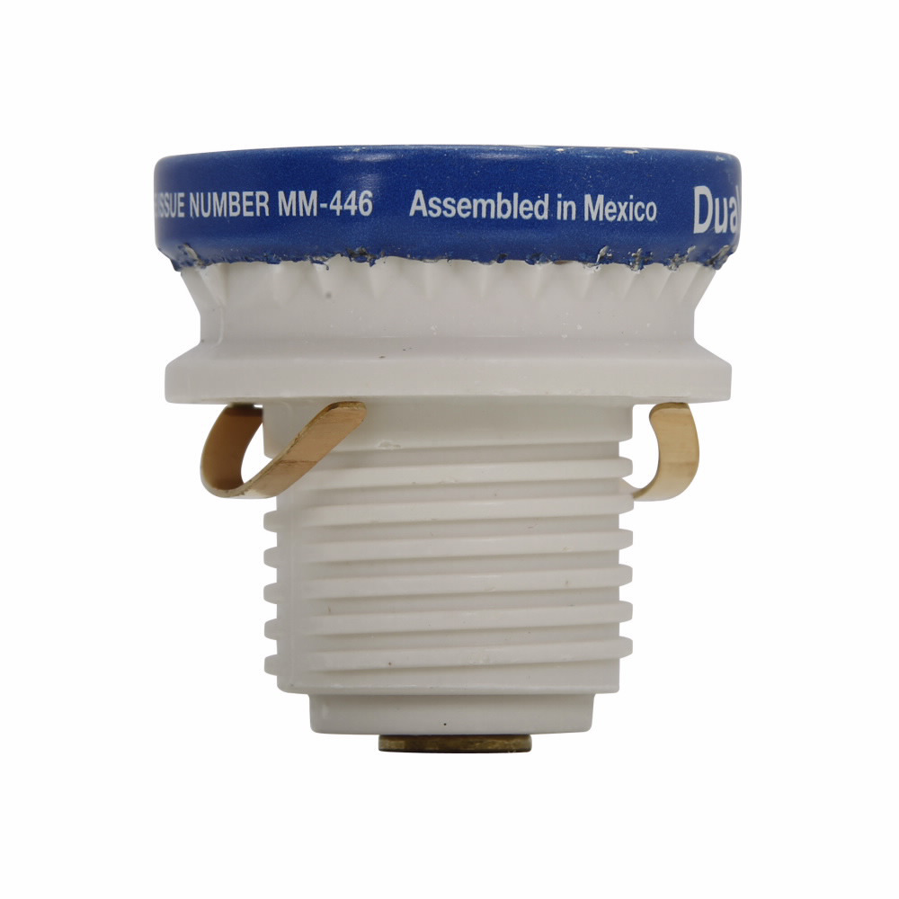 Eaton Bussmann series Type S plug fuse, plug fuse, time delay, heavy duty, packaging type blister pack, 15 A, 125 Vac, 10 kAIC (RMS Symmetrical) interrupt rating, 10 kA short circuit rating, threaded mount, plastic base, duel element