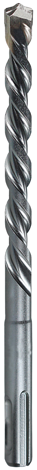 Rotary Hammer Drill Bit, 1/4 in. bit diameter, 11 in. overall length, Straight shank type, 3 flutes, Tip-Carbide material, 9 in. drilling depth