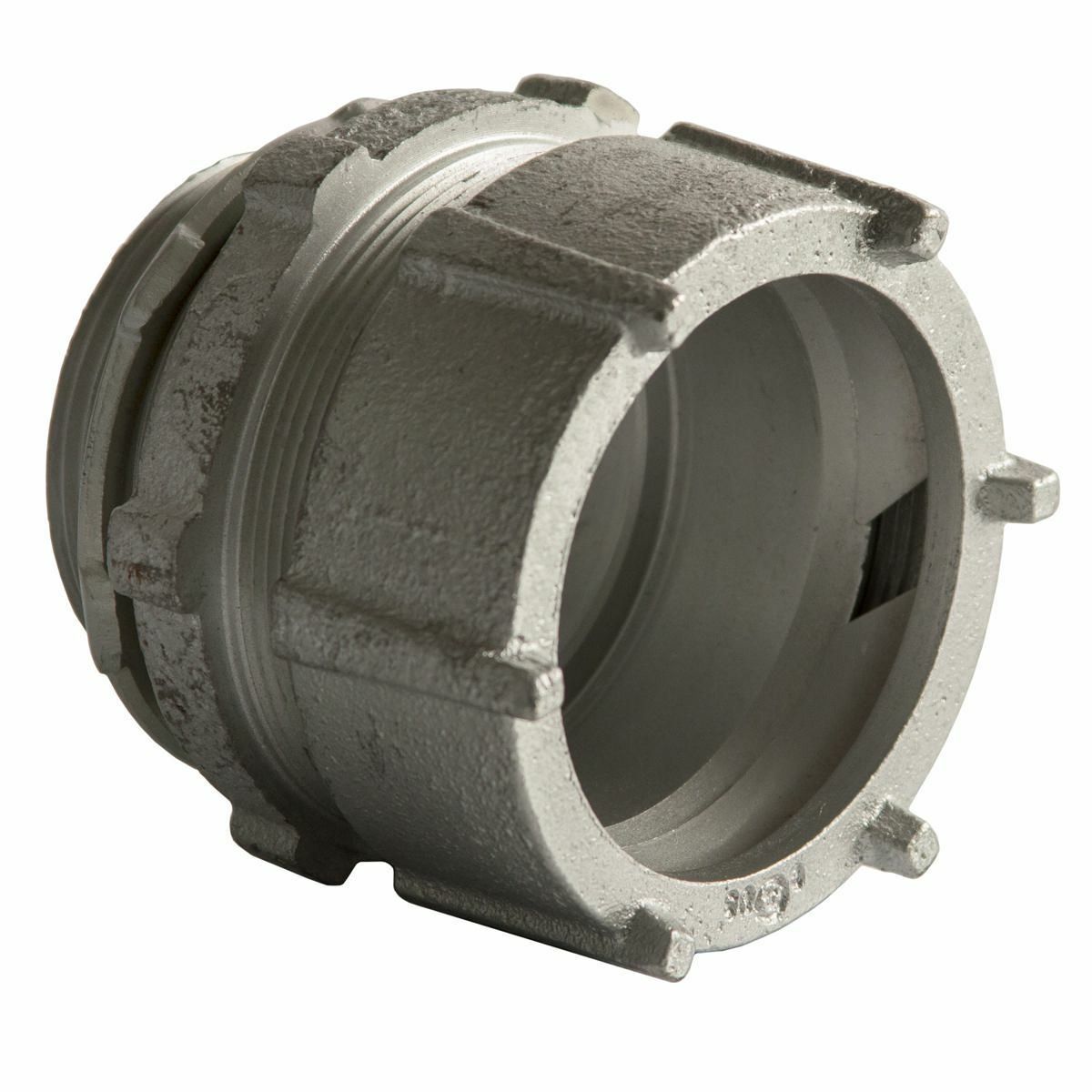 Compression Connectors Steel/Malleable Iron, 4 In. Trade Size
