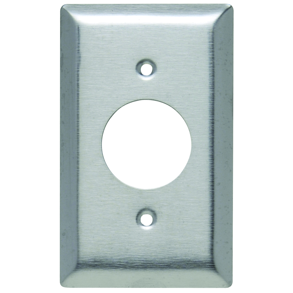 Smooth Metal Wall Plate 1gang Single 430 Stainless Steel