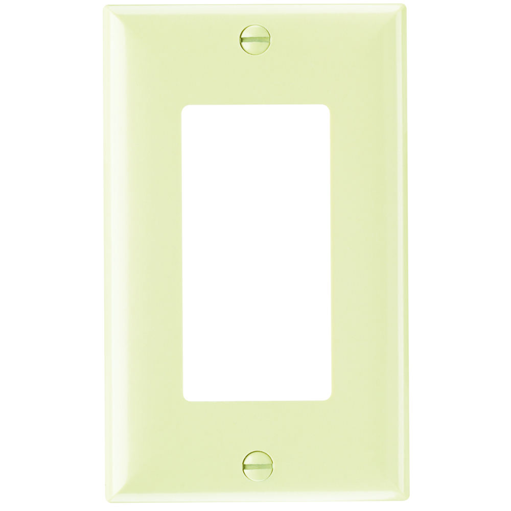 Plate Plastic 1gang Sierraplex Without Line Ivory