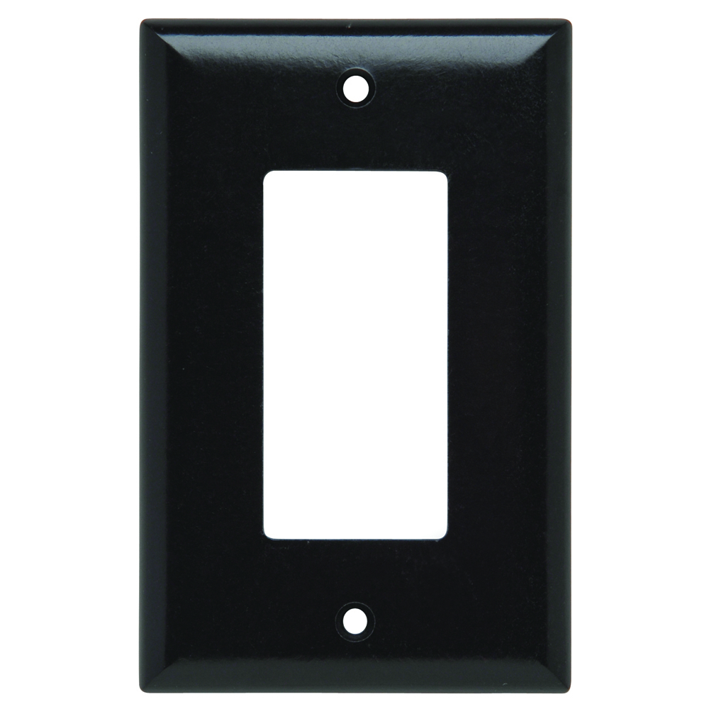 Smooth Wall Plate Junior-Jumbo 1gang Decorator Brown