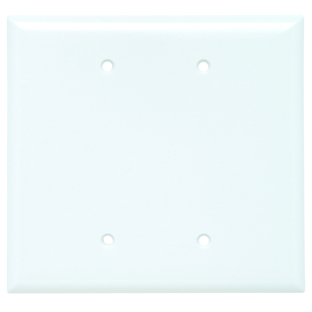 Smooth Wall Plate Jumbo 1gang Blank White