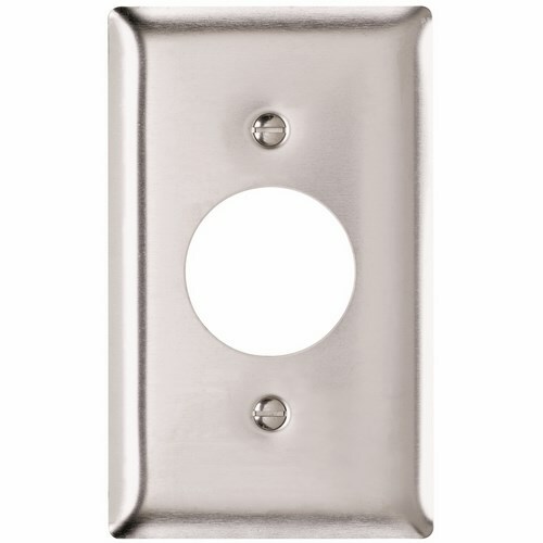 Smooth Metal Wall Plate 1gang Single 302 Stainless Steel