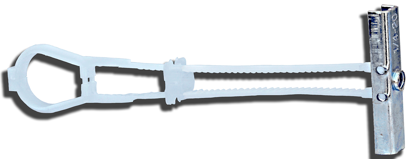 Harness Toggle, 1/2 in. drill size, 1/4 x 4 in. screw size, Nylon material