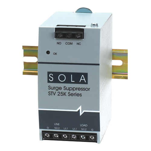 Surge Protection DIN Rail Mount, Input Voltage 120, Single Phase (L-N)