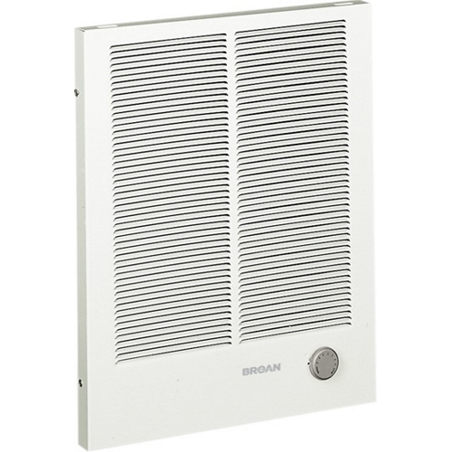 Wall Heater, High Capacity, White, 2000/4000W 240VAC, 1500/3000W 208VAC.