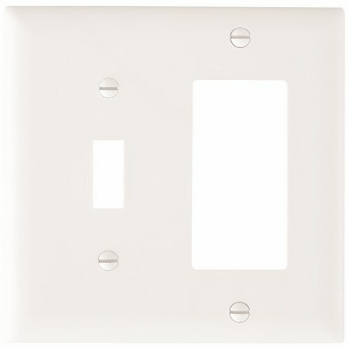 Trademaster Plate 2gang 1toggle 1 Decorator White
