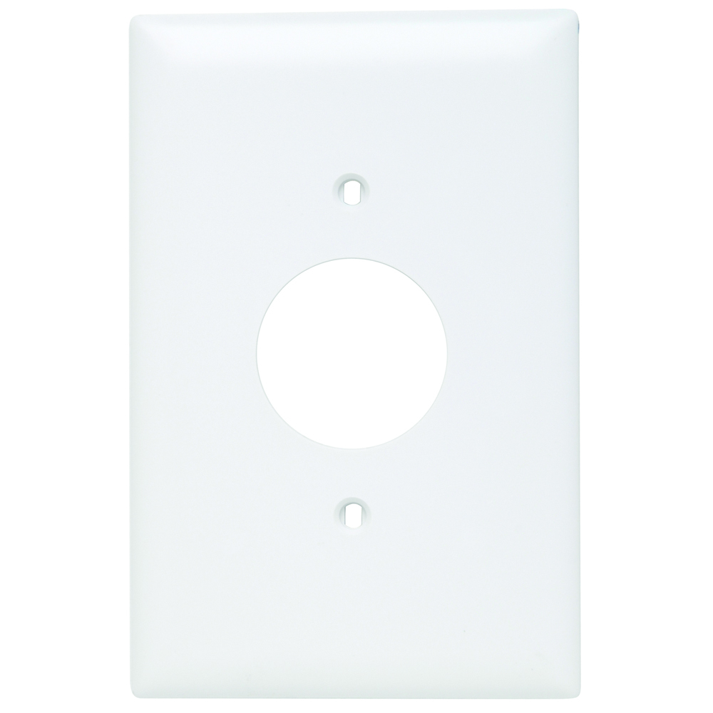 Trademaster Wall Plate Jumbo 1gang Single White