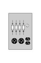 U004F 120 Amp, Surface, Unmetered, 50/50/20