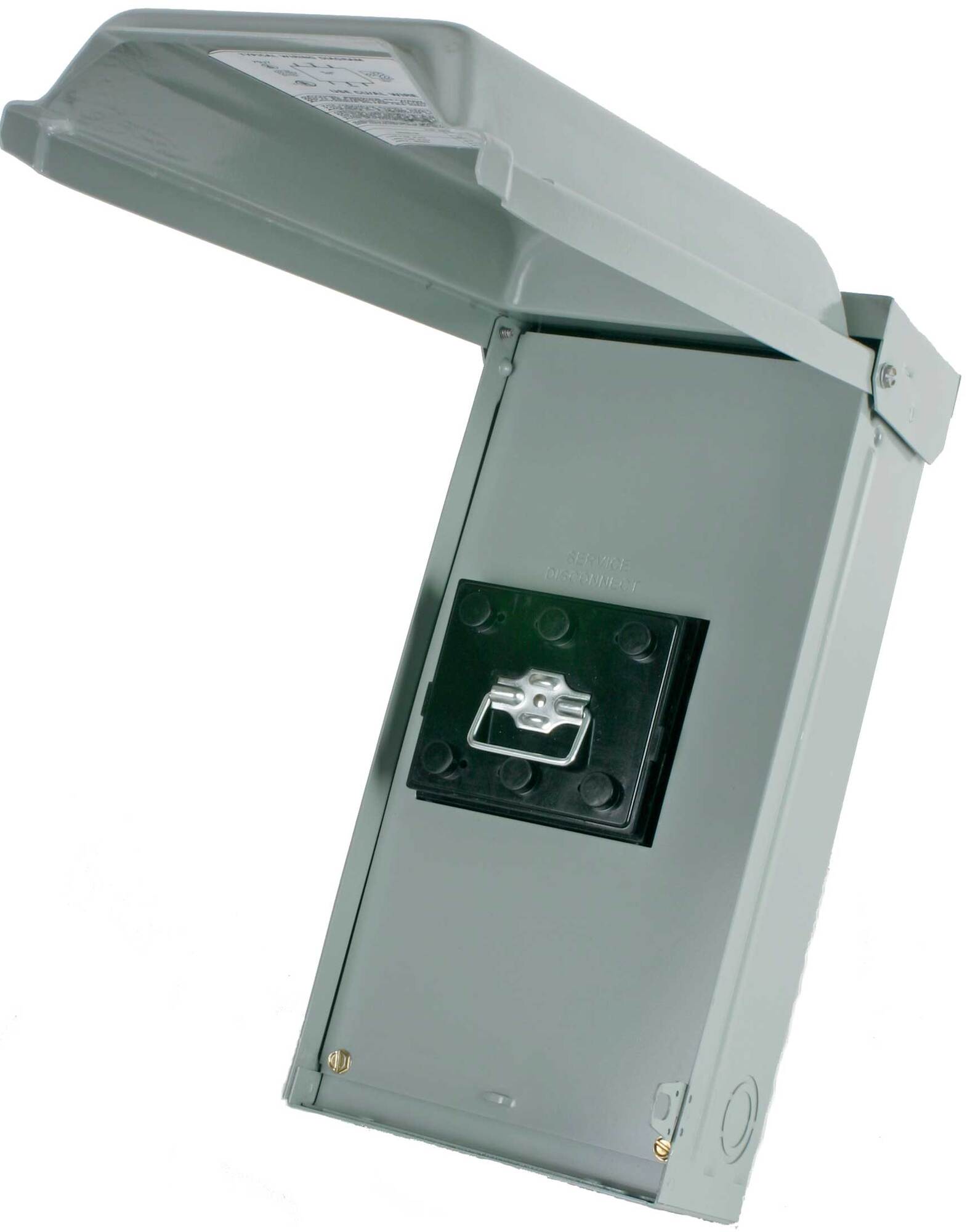 Metallic, 30A Fusible disconnects. Pullers are removable or reinstallable in the OFF position for user safety during equipment maintenance. Listed for use as service entrance.