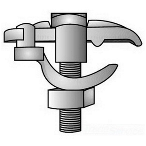 OZ-Gedney Type SUEC Edge Conduit Clamp, 1 IN Cable, Cable Type: Rigid Conduit, Malleable Iron, Steel Nuts And Bolts, Finish: Clamp: Hot Dip Galvanized, Hardware: Mechanically Galvanized, For Securing Rigid Conduit Across The Beam, Channel And Angl