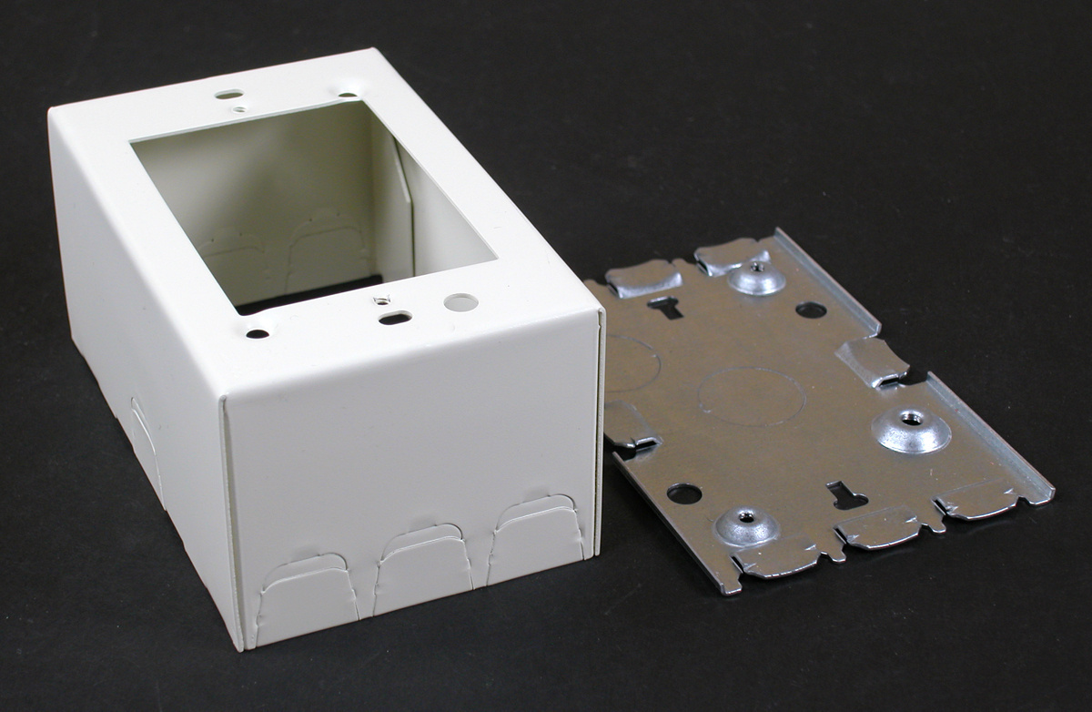 1 Gang Shallow Device Box for Switches and Receptacles