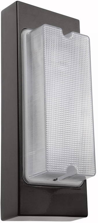 Vandalproof 6 Inch X 13 Inch Wall 2 X 13W,120V, Bronze