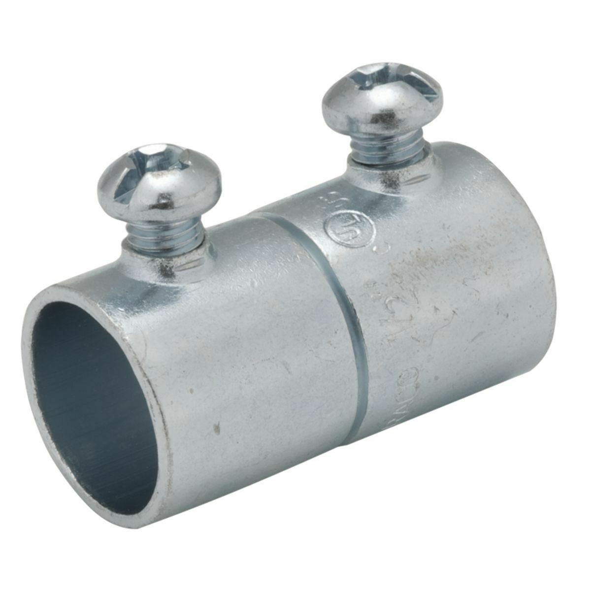 EMT Set Screw Couplings Steel, 3/4 In. Trade Size