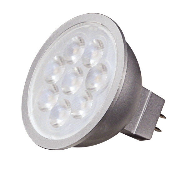 MR LED, Designation: 6.5W - MR16 LED - 40' Beam Spread - GU5.3 Base - 2700K - 12V