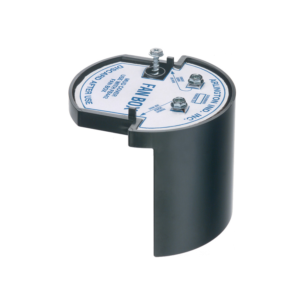 L-shaped fan and fixture mounting box. 70lb fan, 200lb fixture rated for 1/2" or 5/8" drywall. 18.3 cu. 2 Hour Fire Rating.