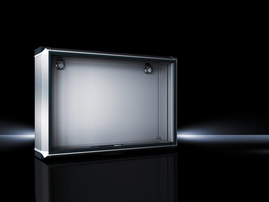 CP Optipanel, for front panel BH 430x343 mm, installation depth 100 mm, Extruded aluminum section, Support arm connection 120x65 mm