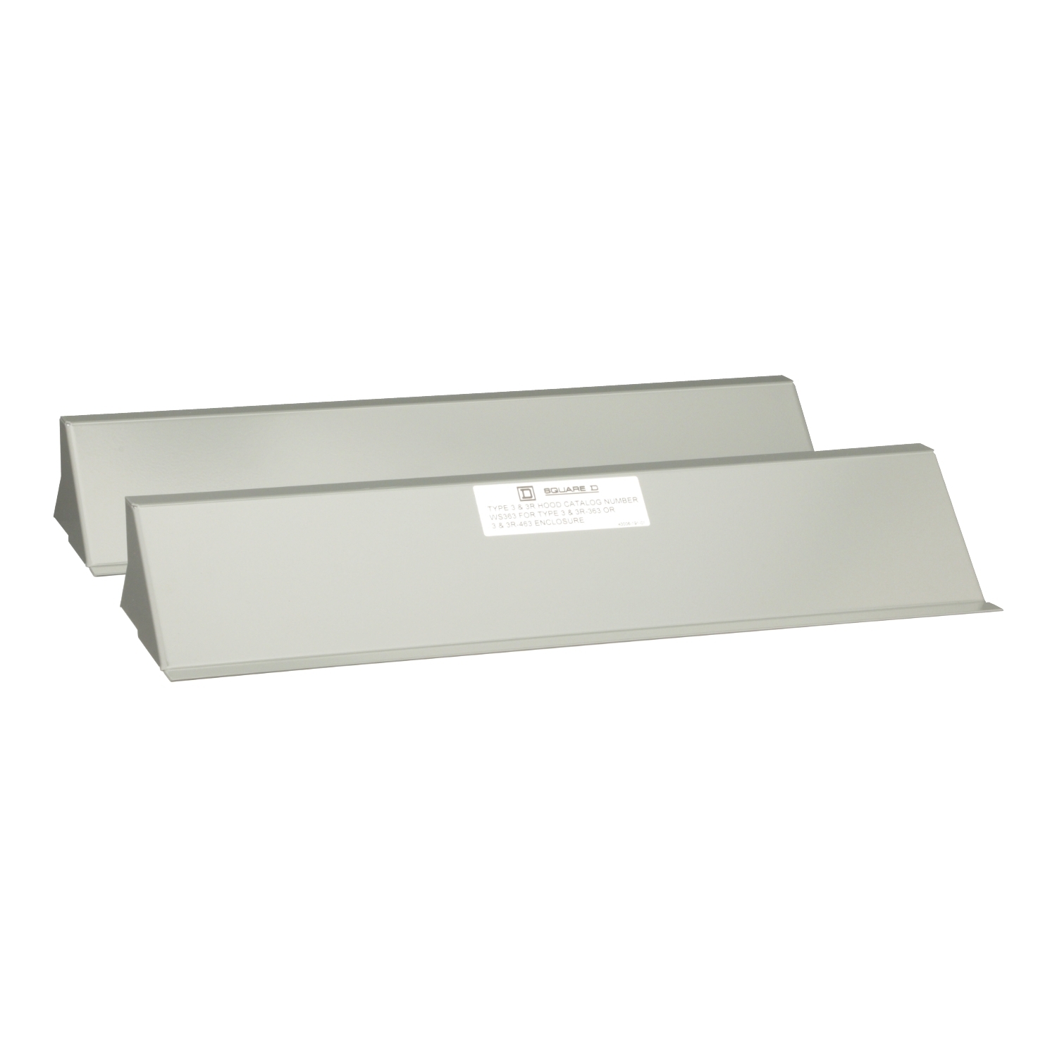 Transformer accessory, weathershield kit, for enclosures, box 17D/17H/18D/18H