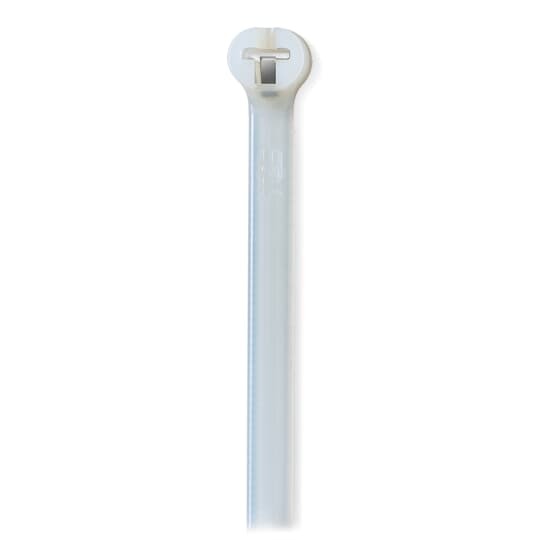 Cable Tie, Natural Polyamide (Nylon 6.6) for Temperatures up to 85 Degrees Celsius (185 F) for Indoor Applications, UL/EN/CSA62275 Type 2/21S Rated for AH-2 Plenum or as a Flexible Cable and Conduit Support, Length of 360.5mm (14.2 Inches), Width of 4.82mm (0.19 Inches), Thickness of 1.4mm (0.05 Inches), Tensile Strength Rating of 222 Newtons (50 Pounds)