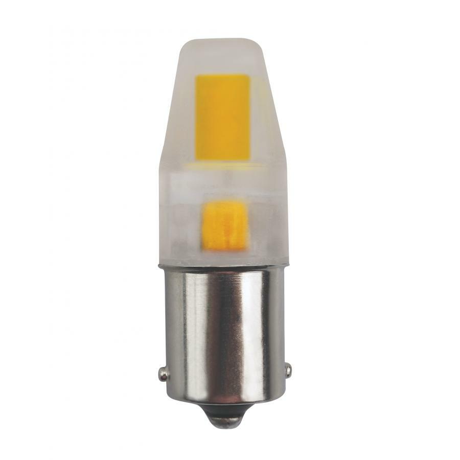 3 Watt - LED - 3000K - Clear - S.C Bayonet Base - 12 Volts